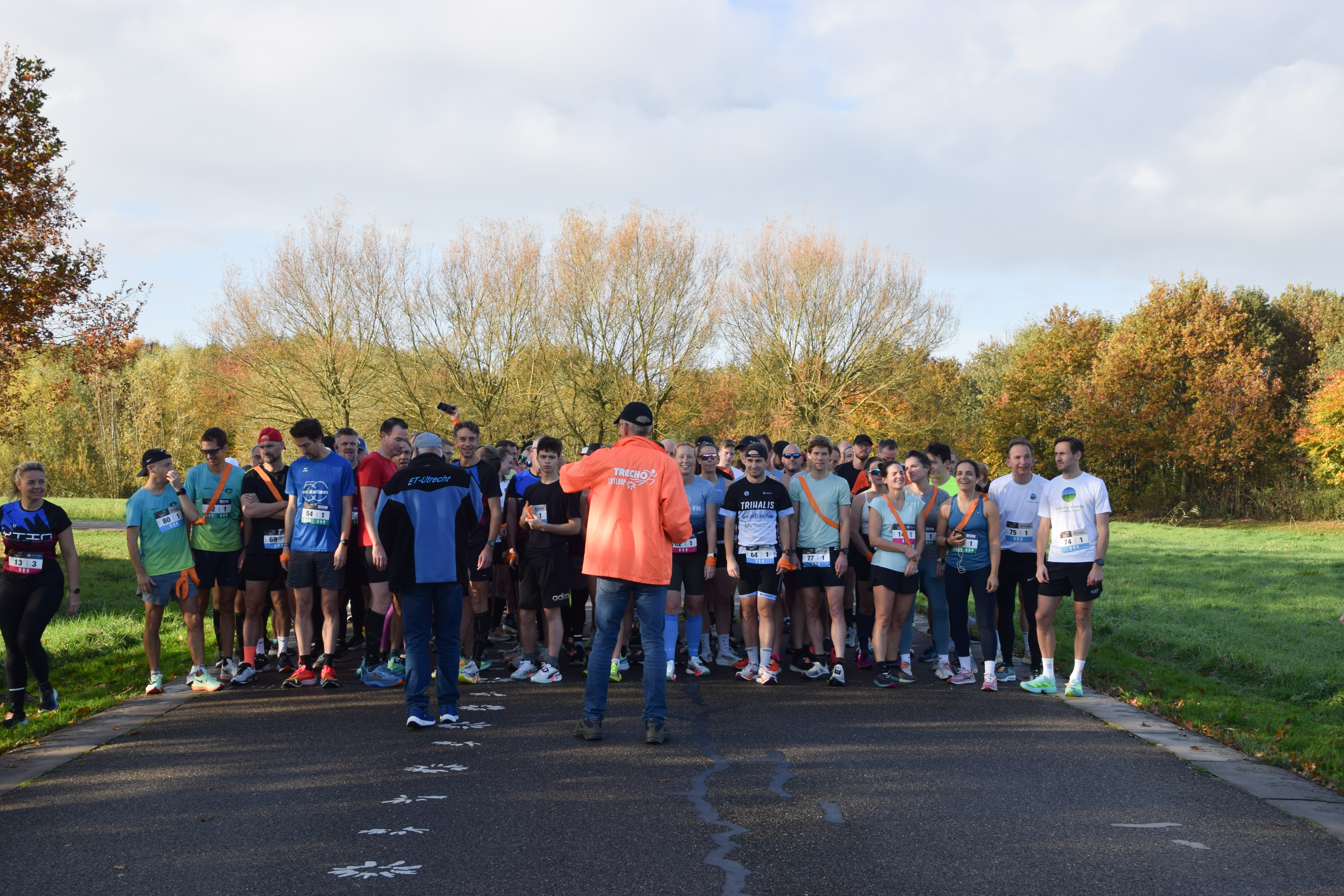 De start van de TrechoTEAMrun